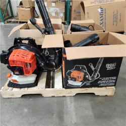 Dallas Location - As-Is ECHO 200 MPH 700 CFM 59.7 cc Gas Engine Backpack Leaf Blower (Lot Of 4)