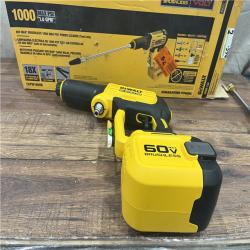 AS-IS DEWALT FLEXVOLT 60V MAX 1000 PSI 1.0 GPM Cold Water Cordless Battery Power Cleaner (Tool Only)