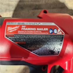 HOUSTON LOCATION - AS-IS (APPEARS LIKE NEW) Milwaukee FUEL 3-1/2 in. 18-Volt 30-Degree Lithium-Ion Brushless Cordless Framing Nailer (Tool-Only)