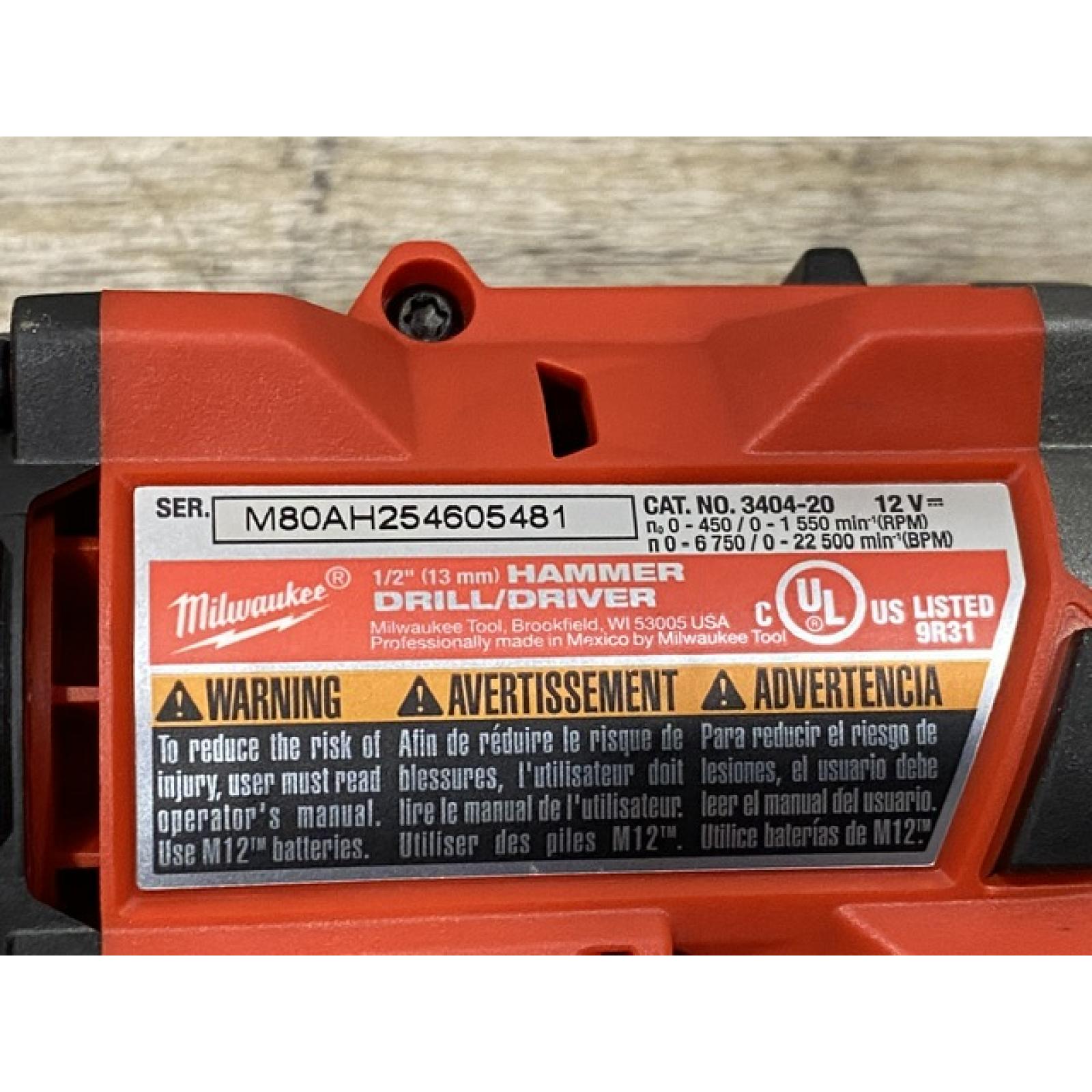 AS-IS Milwaukee FUEL 12-Volt Lithium-Ion Brushless Cordless Hammer Drill and Impact Driver Combo Kit