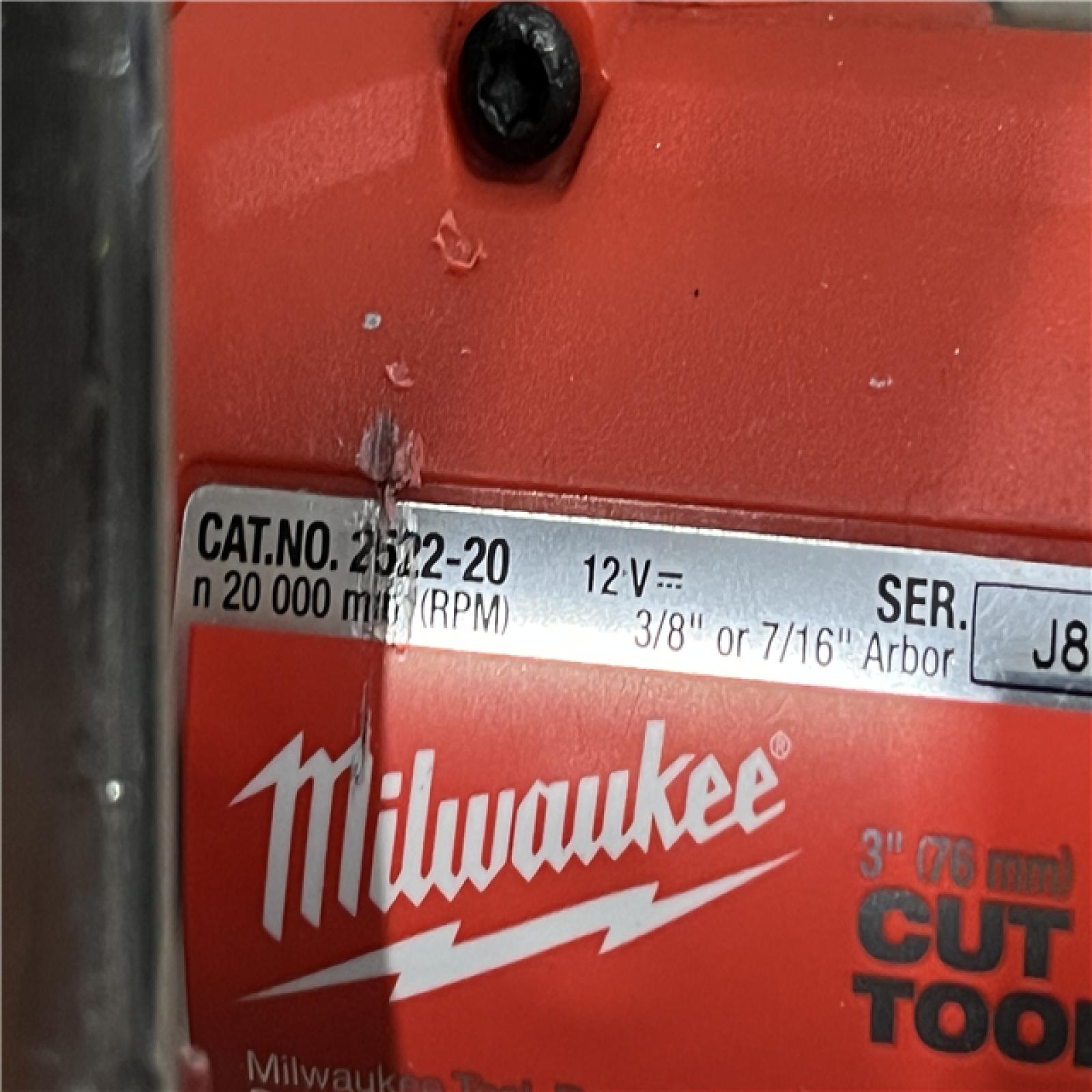 AS-IS Milwaukee FUEL 12V Lithium-Ion Brushless Cordless 3 in. Cut Off Saw (Tool-Only)