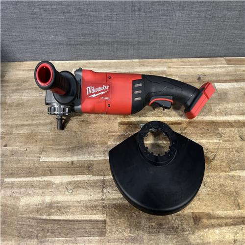 Houston Location AS-IS Milwaukee FUEL 18V Lithium-Ion Brushless Cordless 7 in./9 in. Angle Grinder (Tool-Only)