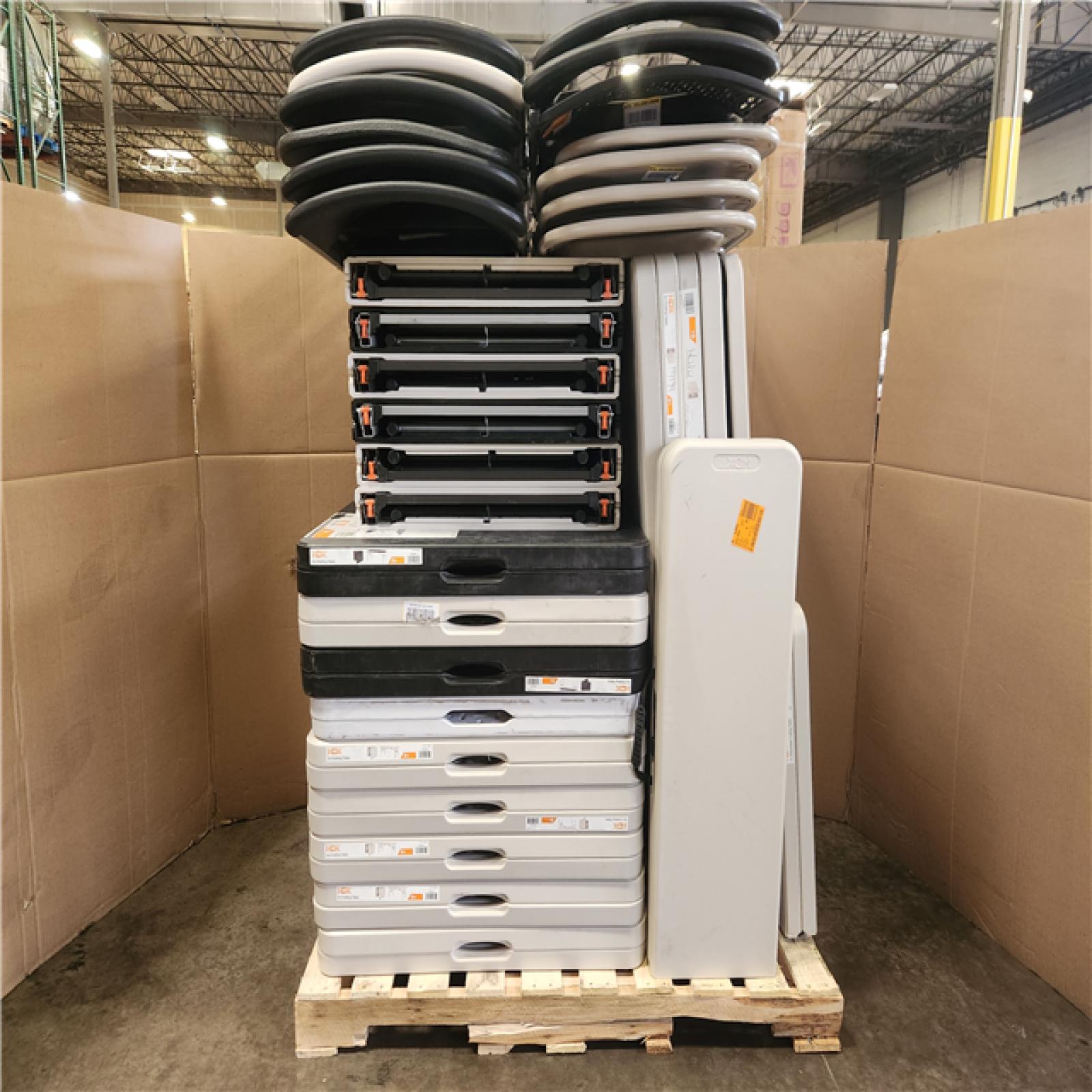 Phoenix Mixed folding Tables and Chairs Pallet