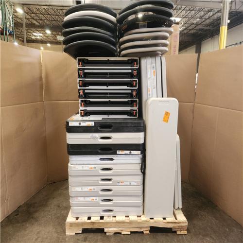 Phoenix Mixed folding Tables and Chairs Pallet