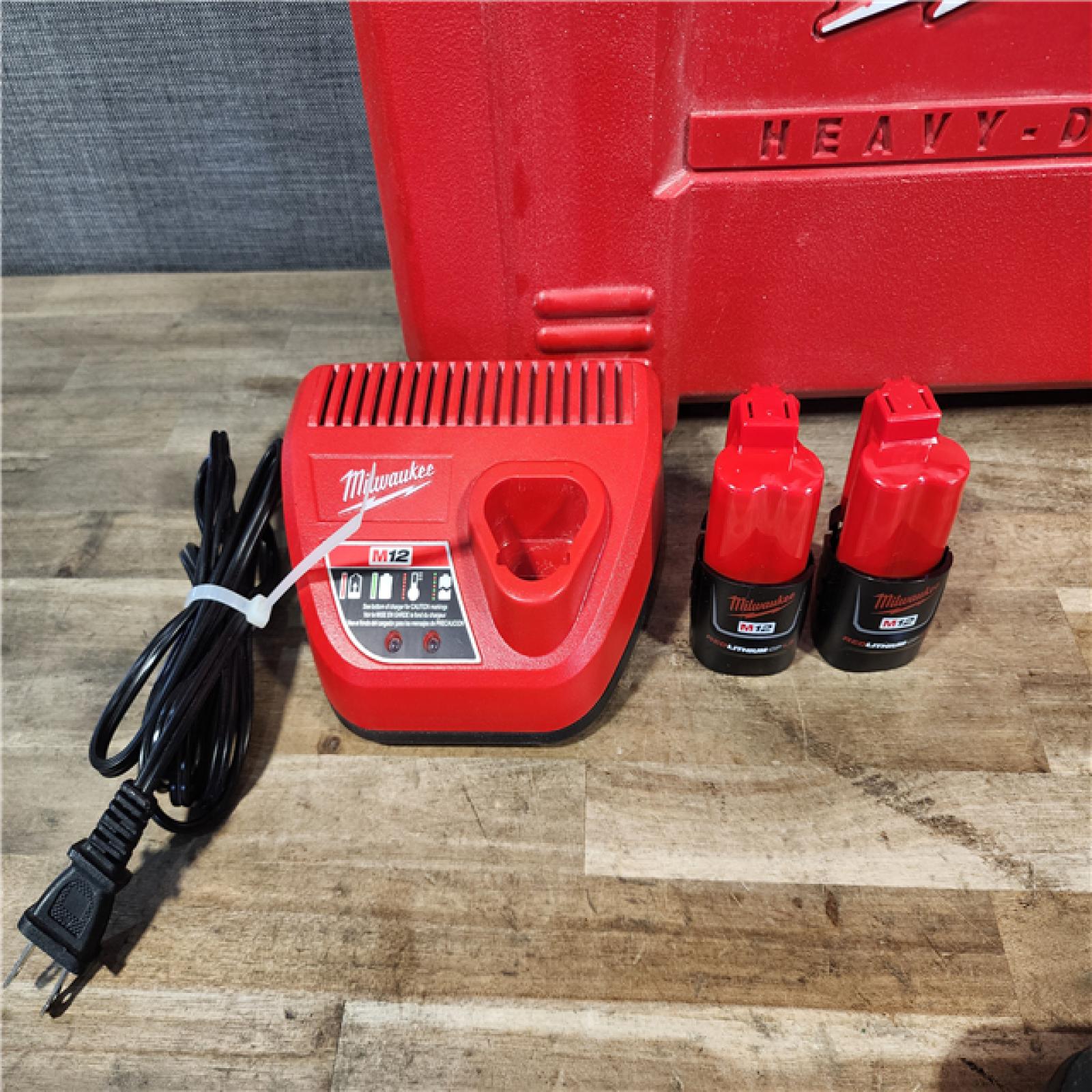 HOUSTON LOCATION - AS-IS M12 12-Volt Lithium-Ion Force Logic Cordless Press Tool Kit (3 Jaws Included) with Two 1.5 Ah Battery and Hard Case