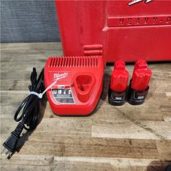HOUSTON LOCATION - AS-IS M12 12-Volt Lithium-Ion Force Logic Cordless Press Tool Kit (3 Jaws Included) with Two 1.5 Ah Battery and Hard Case