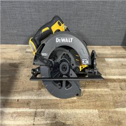Houston Location AS-IS DEWALT FLEXVOLT 60V MAX Cordless Brushless 7-1/4 in. Circular Saw with Brake (Tool Only)