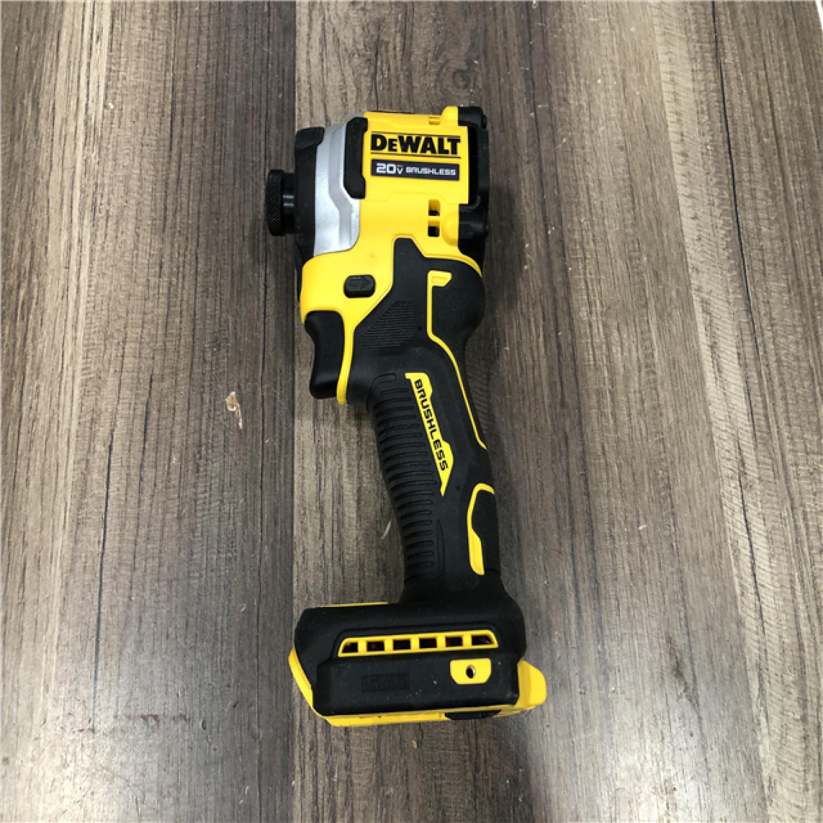 AS-IS DEWALT ATOMIC 20V MAX Cordless Brushless Compact 1/4 in. Impact Driver (Tool Only)