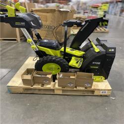 Dallas Location - As-Is RYOBI 40V HP Brushless Whisper Series 24 Snow Blower - (4) 6 Ah Batteries & Charger