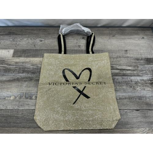 NEW - Victoria Secret Gold Tote Bag