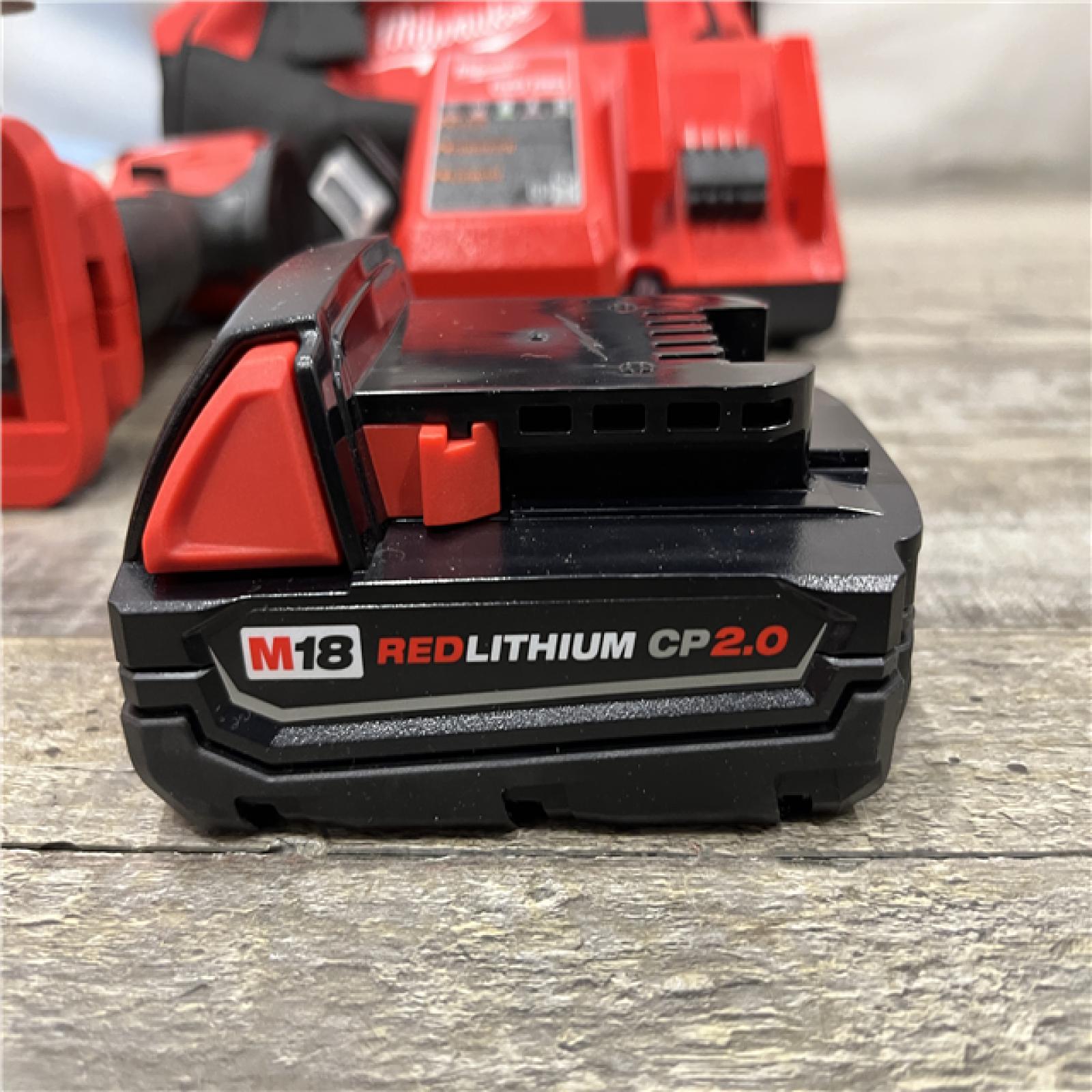 AS-IS Milwaukee 18-Volt Lithium-Ion Compact Brushless Cordless 1/4 in. Impact Driver Kit