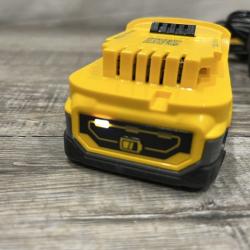 AS-IS DEWALT 20V MAX XR POWERSTACK Lithium-Ion Battery Starter Kit with 1.7Ah Battery and Charger