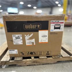 DALLAS LOCATION- Weber Slate Griddle 3-Burner Natural Gas 30 in. Flat Top Grill in Black with Thermometer