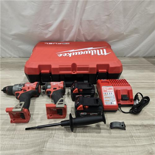 AS-IS MILWAUKEE FUEL 18V Cordless Hammer Drill and Impact Driver Combo Kit