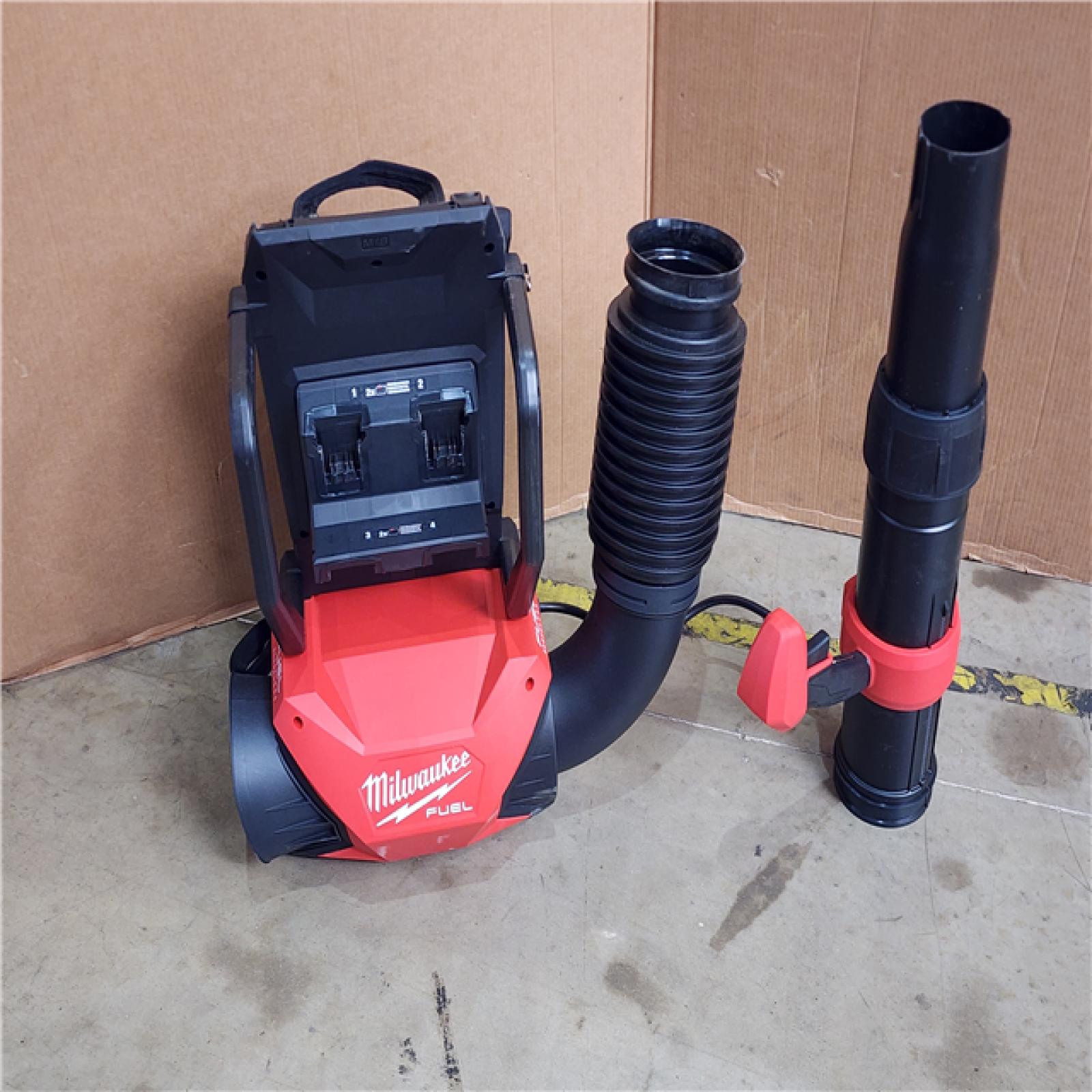 HOUSTON LOCATION - AS-IS M18 FUEL 155 MPH 650 CFM 18-Volt Lithium-Ion Brushless Cordless Dual Battery Backpack Blower (Tool Only)