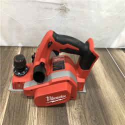 AS-IS Milwaukee M18 18V Lithium-Ion Cordless 3-1/4 in. Planer (Tool-Only)