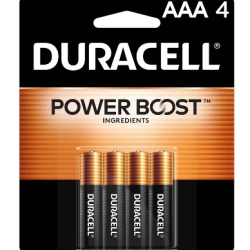 DALLAS LOCATION- NEW! DURACELL Duracell Coppertop AAA Batteries (4 PACK) (216 BATTERIES TOTAL)