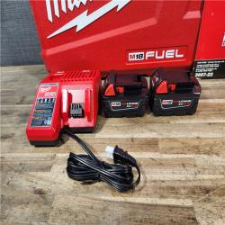 HOUSTON LOCATION - AS-IS (APPEARS LIKE NEW) Milwaukee FUEL 18V Lithium-Ion Brushless Cordless Hammer Drill and Impact Driver Combo Kit