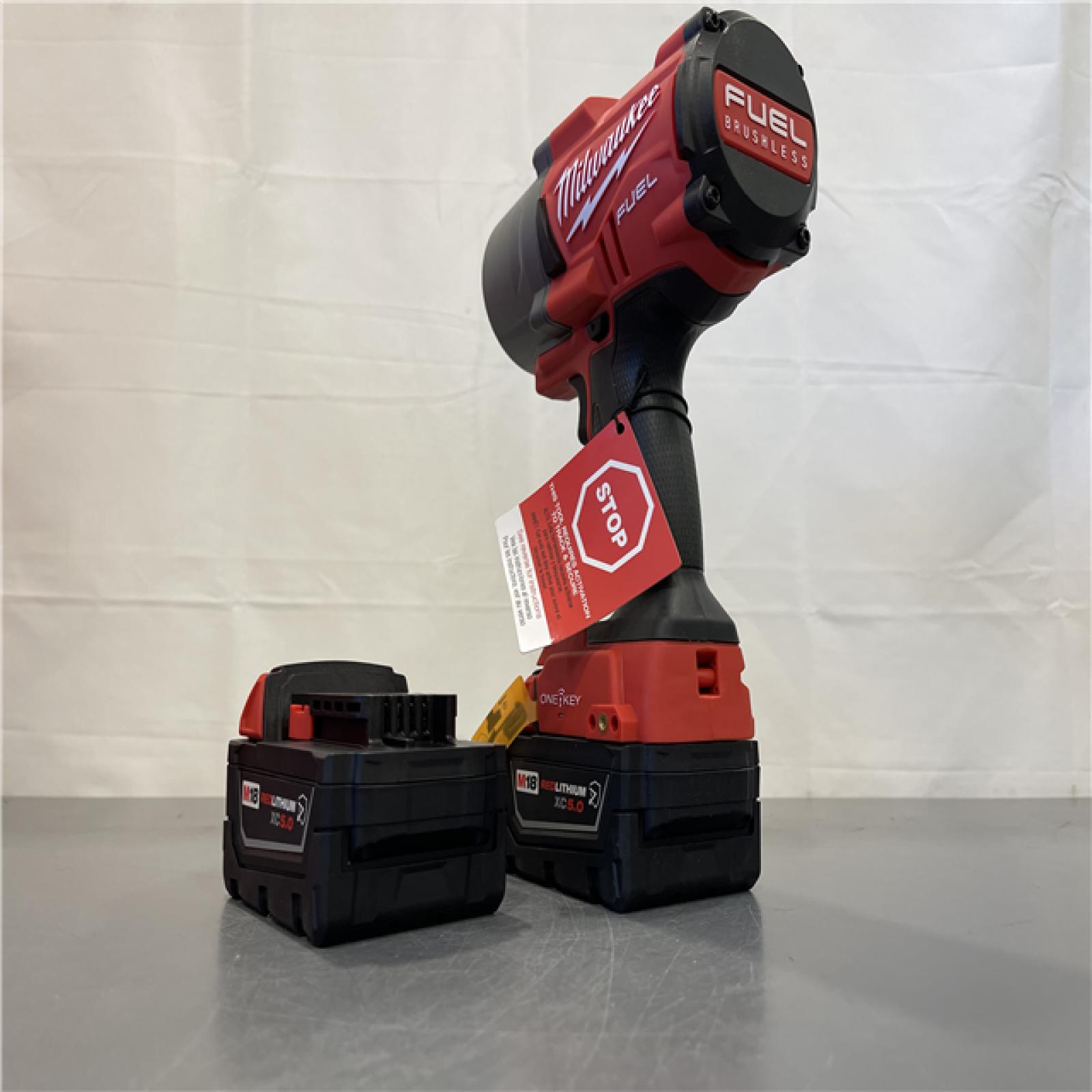 AS-IS - M18 FUEL ONE-KEY 18V Li-Ion Brushless Cordless 1/2 in. High-Torque Impact Wrench Kit