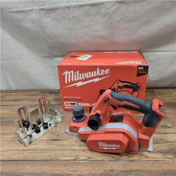 AS-IS Milwaukee M18 18-Volt Lithium-Ion Cordless 3-1/4 in. Planer (Tool-Only)