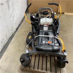 Houston Location - AS-IS Outdoor Power Equipment CUB CADET ZT1 42IP SIT DOWN MOWER