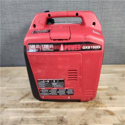 HOUSTON LOCATION - AS-IS 1500-Watt Recoil Start Gasoline Powered Ultra-Light Inverter Generator with 60cc OHV Engine and CO Sensor Shutdown
