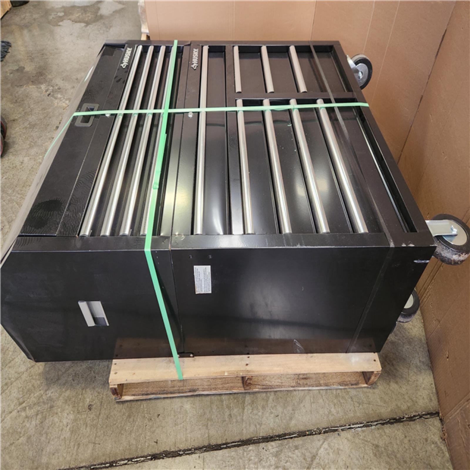 Phoenix AS-IS Husky Tool Storage 42 in. W x 18 in. D Standard Duty Black Tool Chest Combo