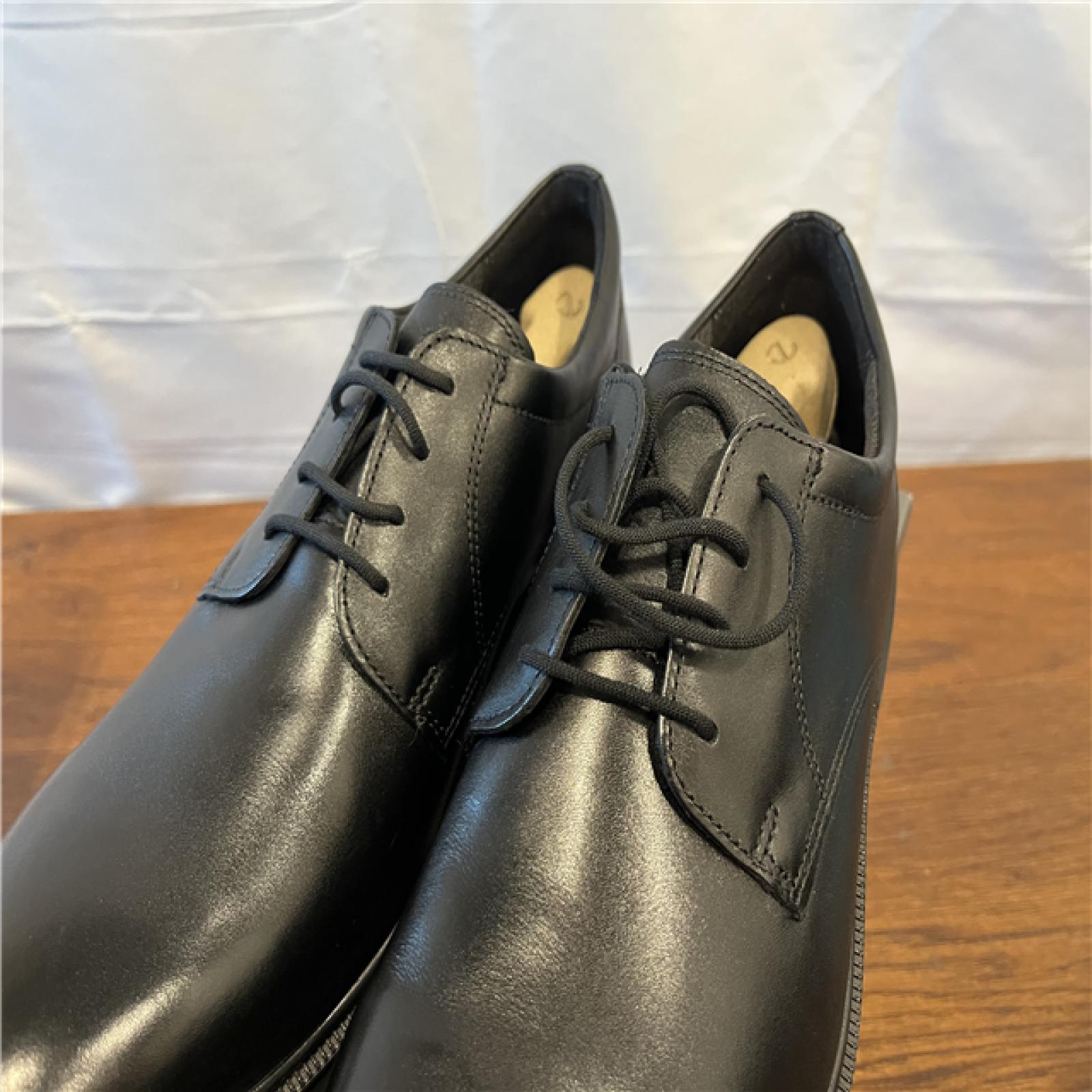 ECCO Maitland Derby Leather Shoes - Black - SZ 8.5