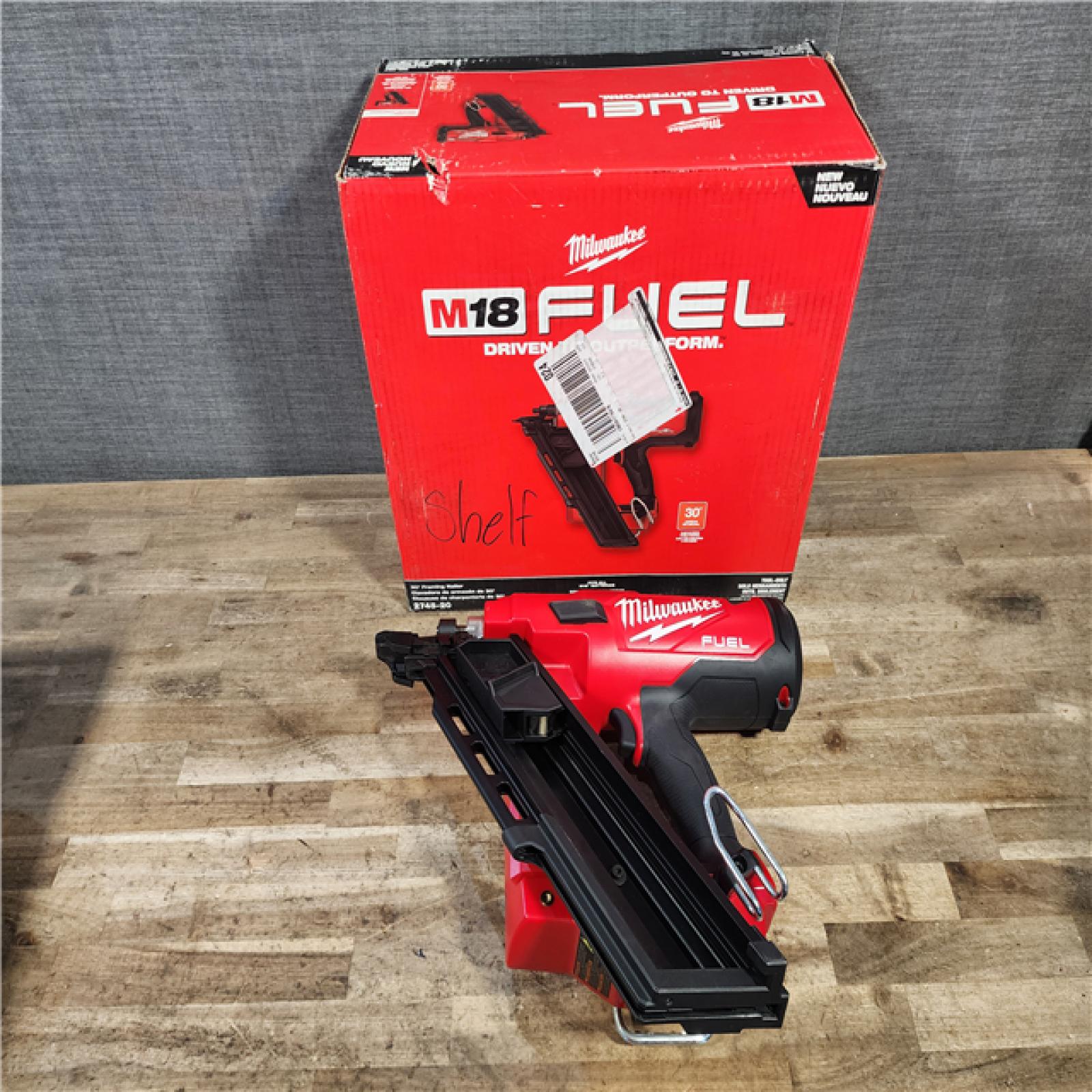 HOUSTON LOCATION - AS-IS (APPEARS LIKE NEW) Milwaukee FUEL 3-1/2 in. 18-Volt 30-Degree Lithium-Ion Brushless Cordless Framing Nailer (Tool-Only)