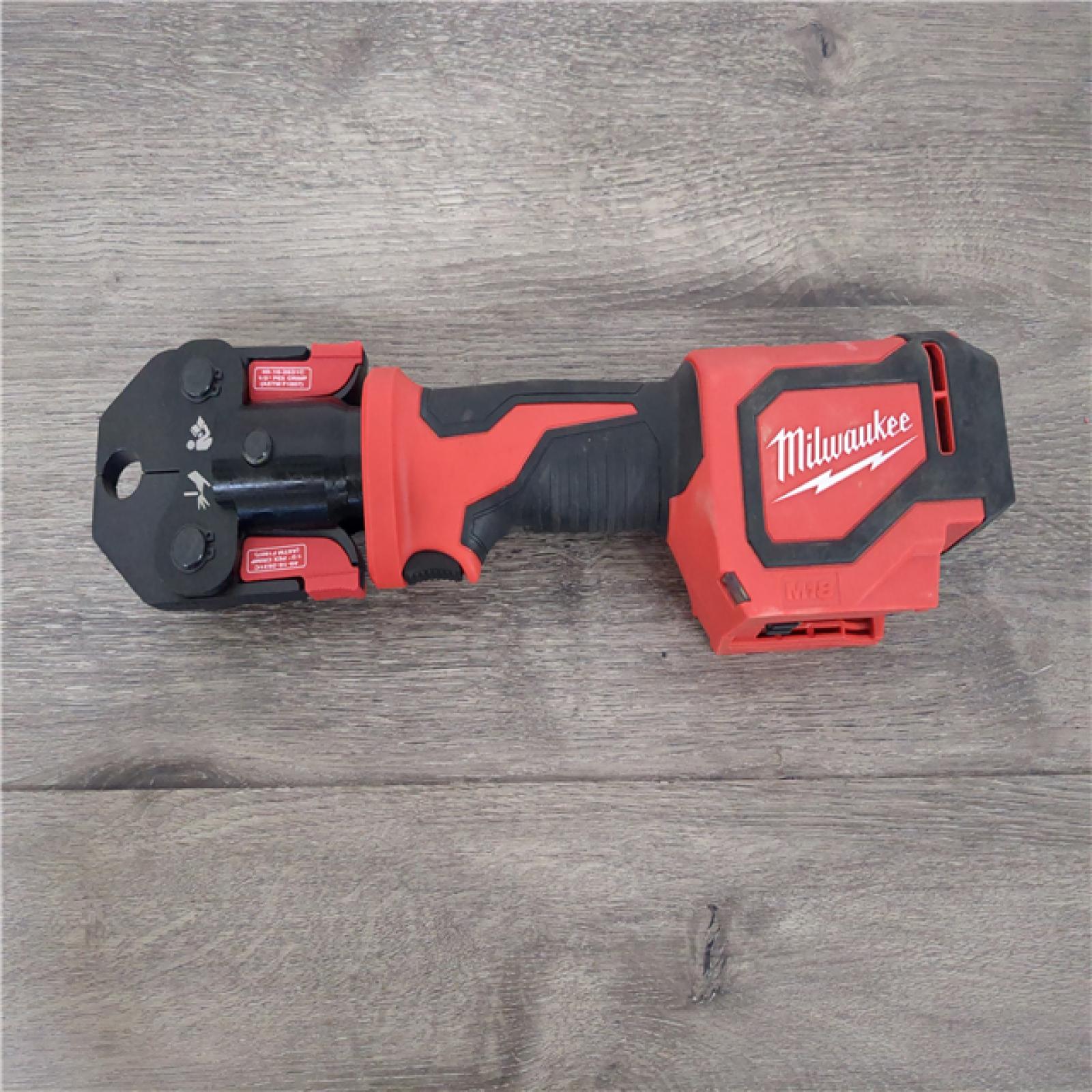 California AS-IS Milwaukee M18 Short Throw Press Tool Kit  Includes (2) Batteries  Charger & Hard Case; Appears in Excellent Condition