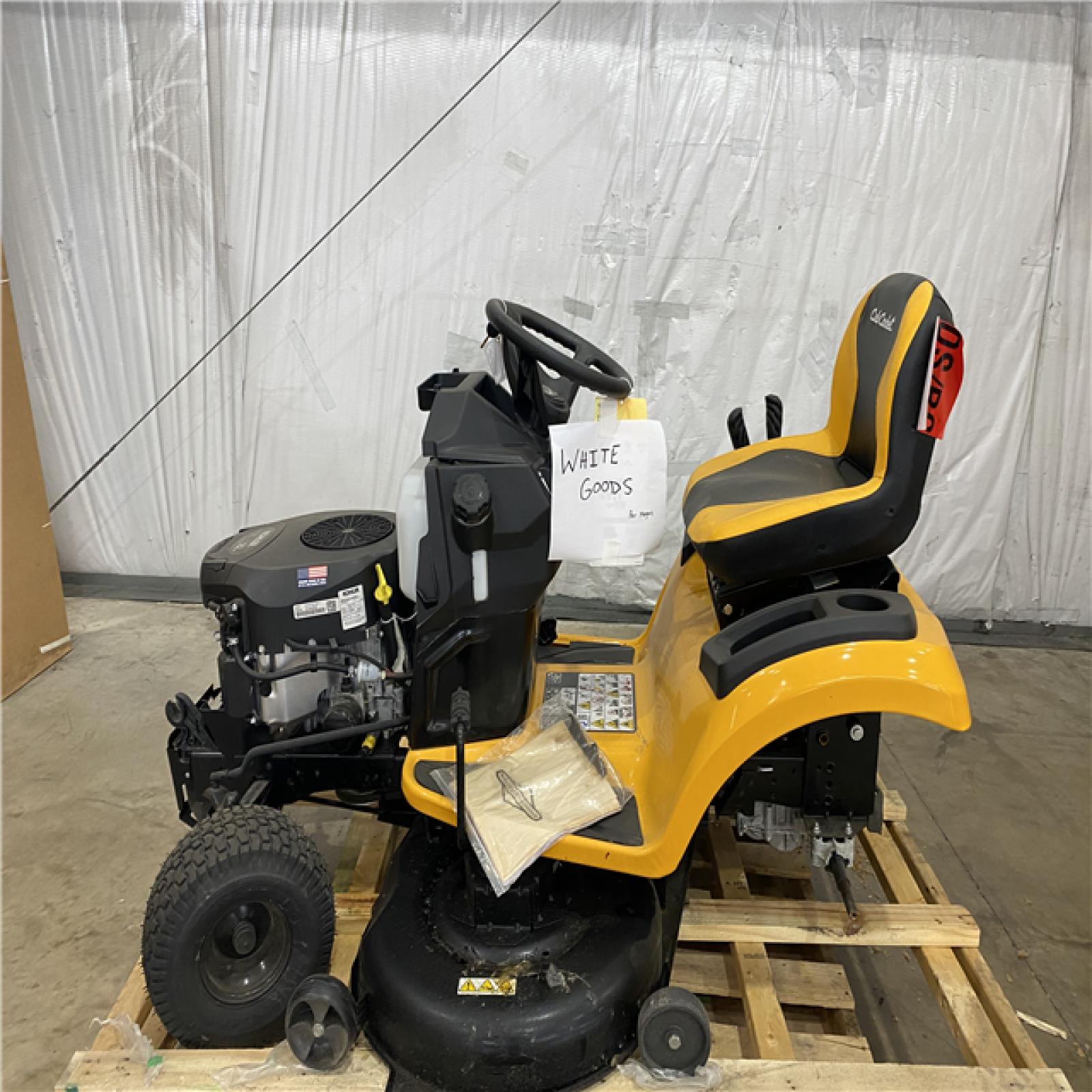 Houston Location - AS-IS Outdoor Power Equipment CUB CADET 46 INCH SIT DOWN MOWER