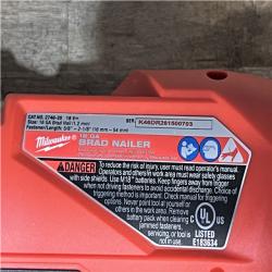 Houston Location AS-IS Milwaukee FUEL 18-Volt Lithium-Ion Brushless Cordless Gen II 18-Gauge Brad Nailer (Tool-Only)