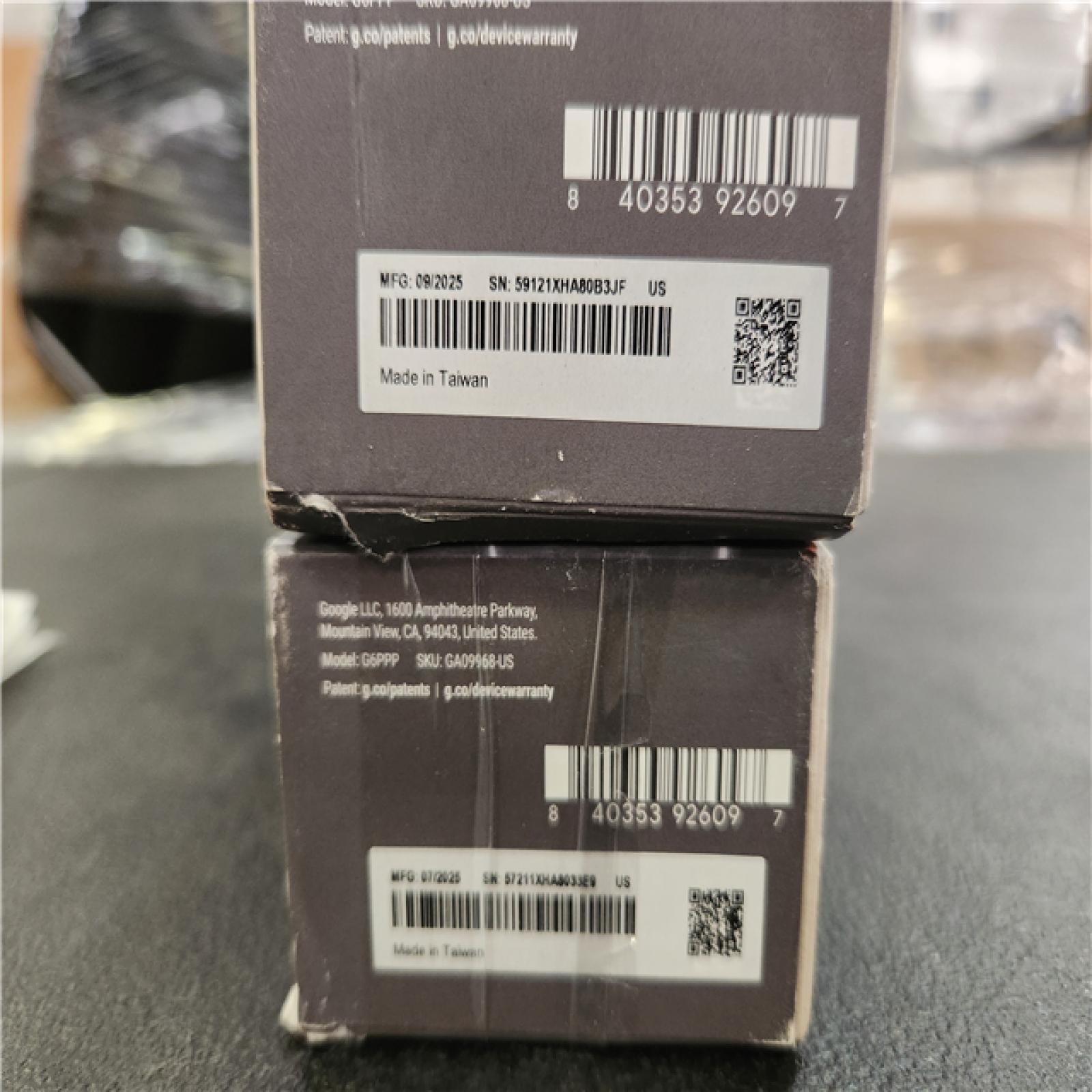 Phoenix AS-IS Google Nest Doorbell (Wired  3rd Gen) - Smart Wi-Fi Video Doorbell Camera (2-Pack)