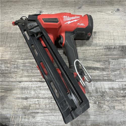 AS-IS Milwaukee FUEL 18-Volt Lithium-Ion Brushless Cordless Gen II 15-Gauge Angled Finish Nailer (Tool-Only)