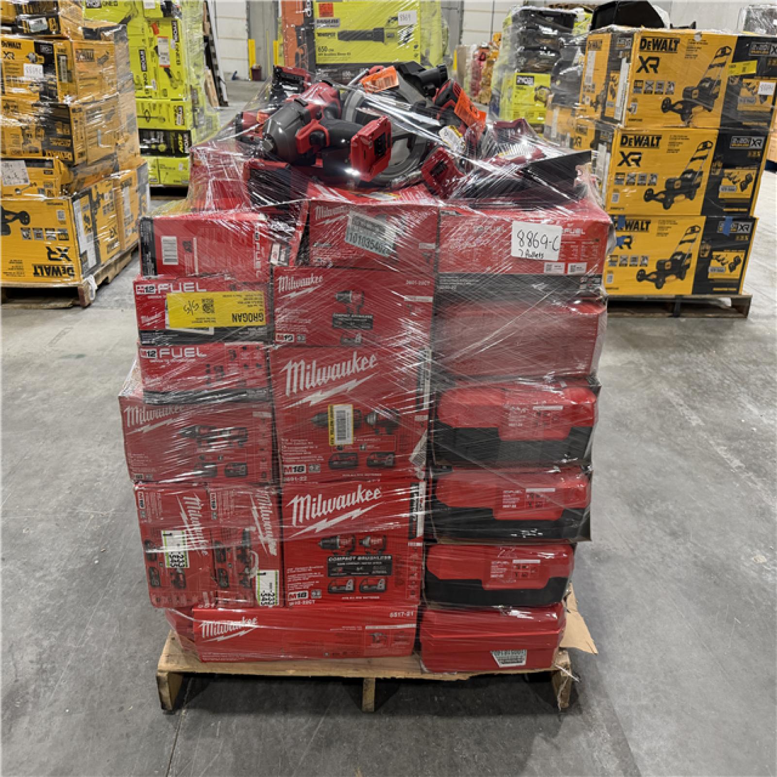 Atlanta Location As-IS Power Tools Truckload (7 Pallets) 8869-C