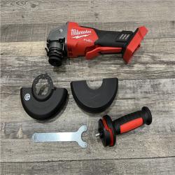 AS-IS Milwaukee FUEL 18V Lithium-Ion Brushless Cordless 4-1/2 in./5 in. Grinder w/Paddle Switch (Tool-Only)
