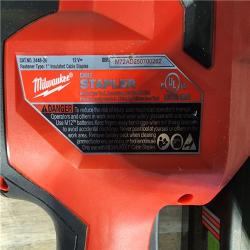HOUSTON LOCATION - AS-IS (APPEARS LIKE NEW) Milwaukee M12 Cable Stapler (TOOL ONLY)
