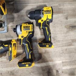 HOUSTON LOCATION - AS-IS DEWALT 4 TOOL COMBO KIT W/ (2) BATTERY & CHARGER