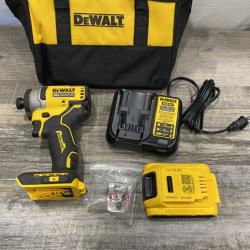 AS-IS DEWALT Atomic 20V Max Lithium-Ion Brushless Cordless Compact 1/4 in. Impact Driver Kit