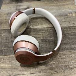 AS-IS Beats Solo3 Wireless On-Ear Headphones -Rose Gold