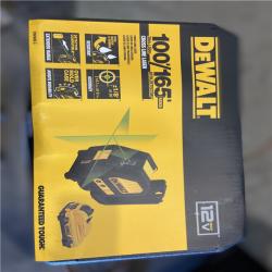 NEW! - DEWALT 12V MAX Lithium-Ion 165 ft. Green Self-Leveling Cross-Line Laser Level with 2.0Ah Battery  Charger  and Case