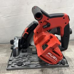 AS-IS Milwaukee FUEL 18V Lithium-Ion Cordless Brushless 6-1/2 in. Plunge Cut Track Saw (Tool-Only)