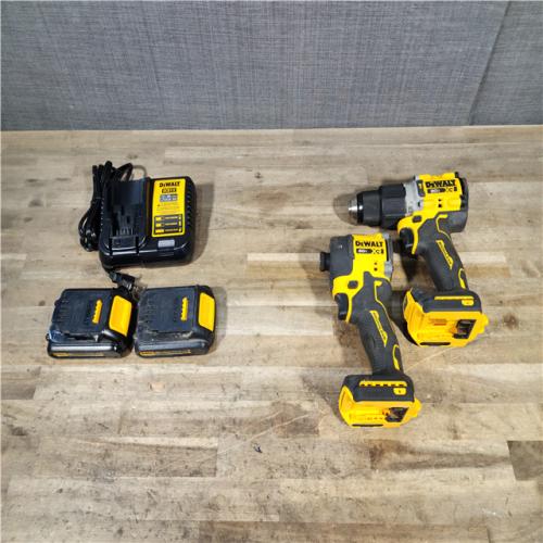 HOUSTON LOCATION - AS-IS DEWALT 2 TOOL COMBO KIT W/ (2) BATTERY & CHARGER