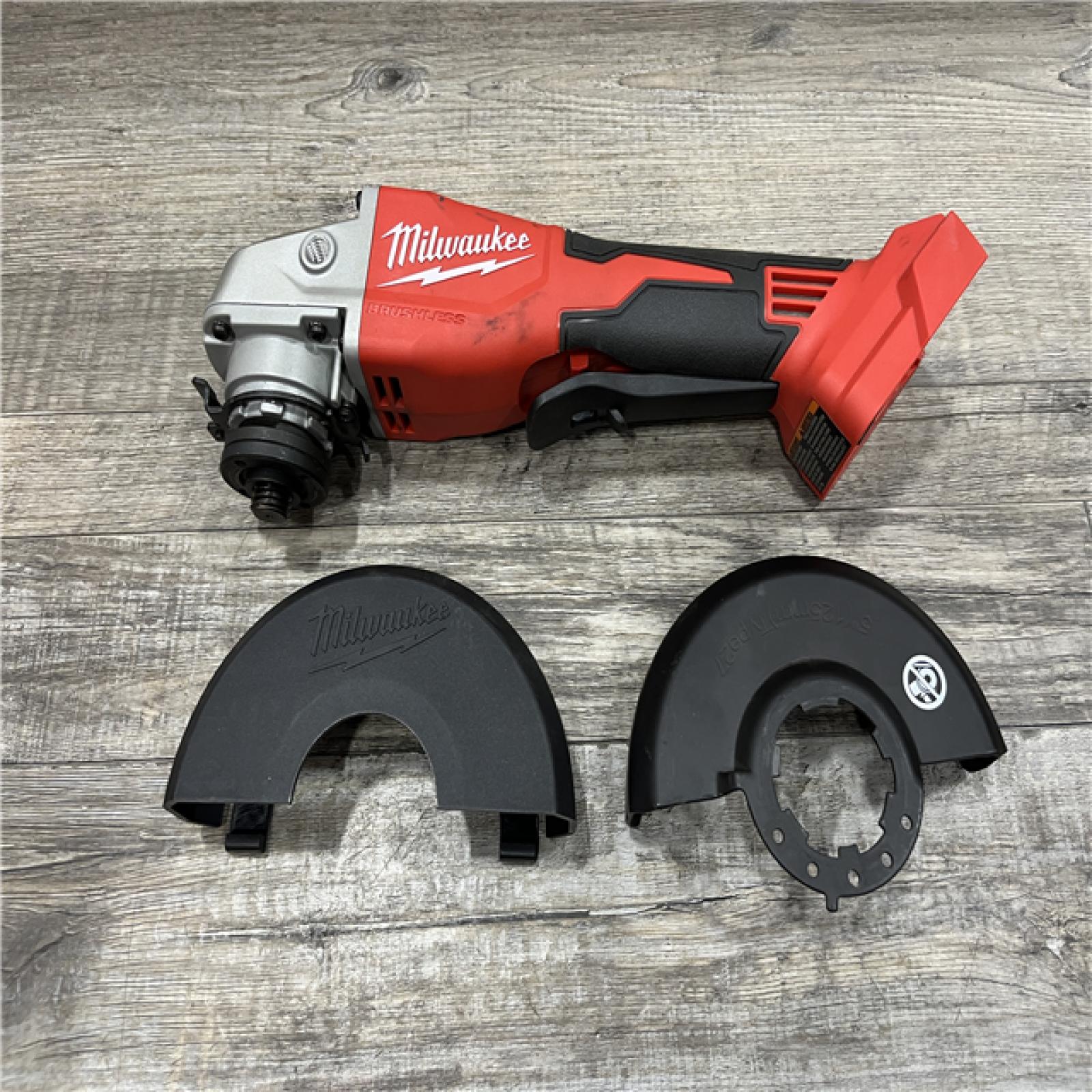 AS-IS Milwaukee 18V Lithium-Ion Brushless Cordless 4-1/2 in./5 in. Grinder w/Paddle Switch (Tool-Only)