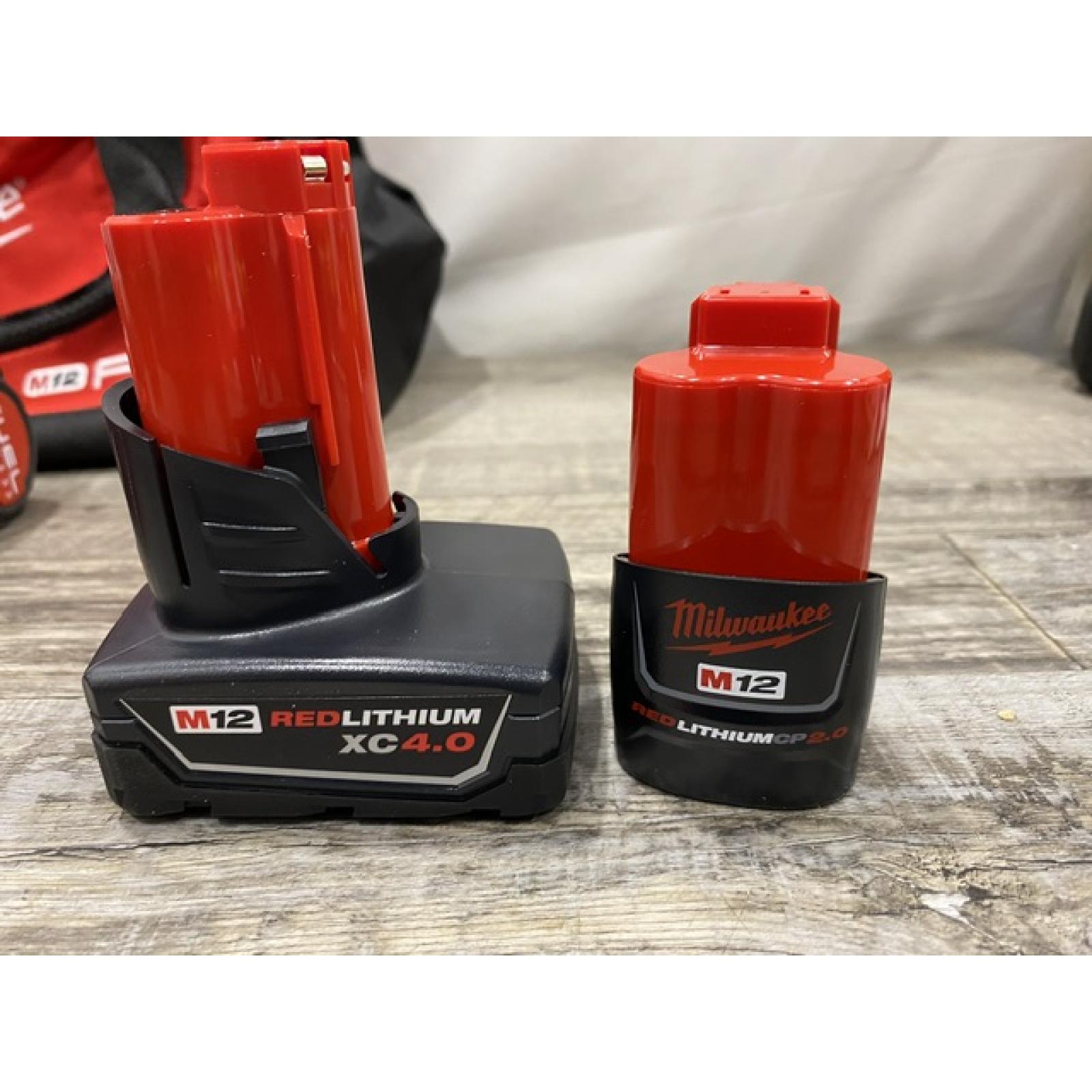 AS-IS Milwaukee FUEL 12-Volt Lithium-Ion Brushless Cordless Hammer Drill and Impact Driver Combo Kit