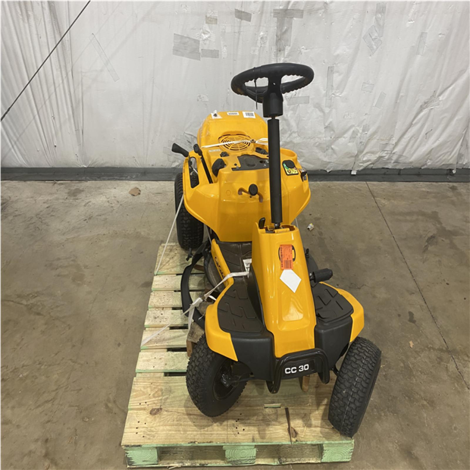 Houston Location - AS-IS Outdoor Power Equipment CUB CADET 30 INCH SIT DOWN MOWER