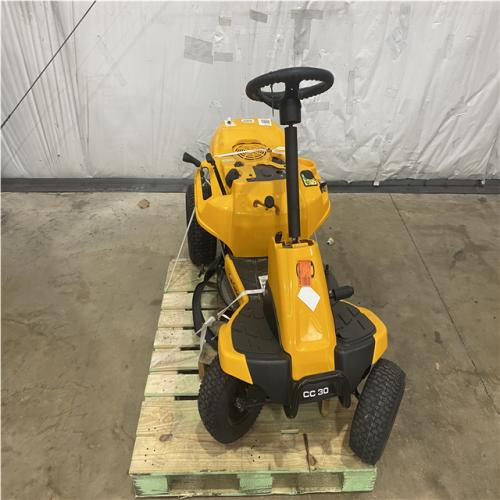 Houston Location - AS-IS Outdoor Power Equipment CUB CADET 30 INCH SIT DOWN MOWER