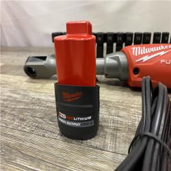 AS-IS Milwaukee FUEL INSIDER 12V Lithium-Ion Brushless Cordless 1/4 in. - 3/8 in. Extended Reach Box Ratchet Kit