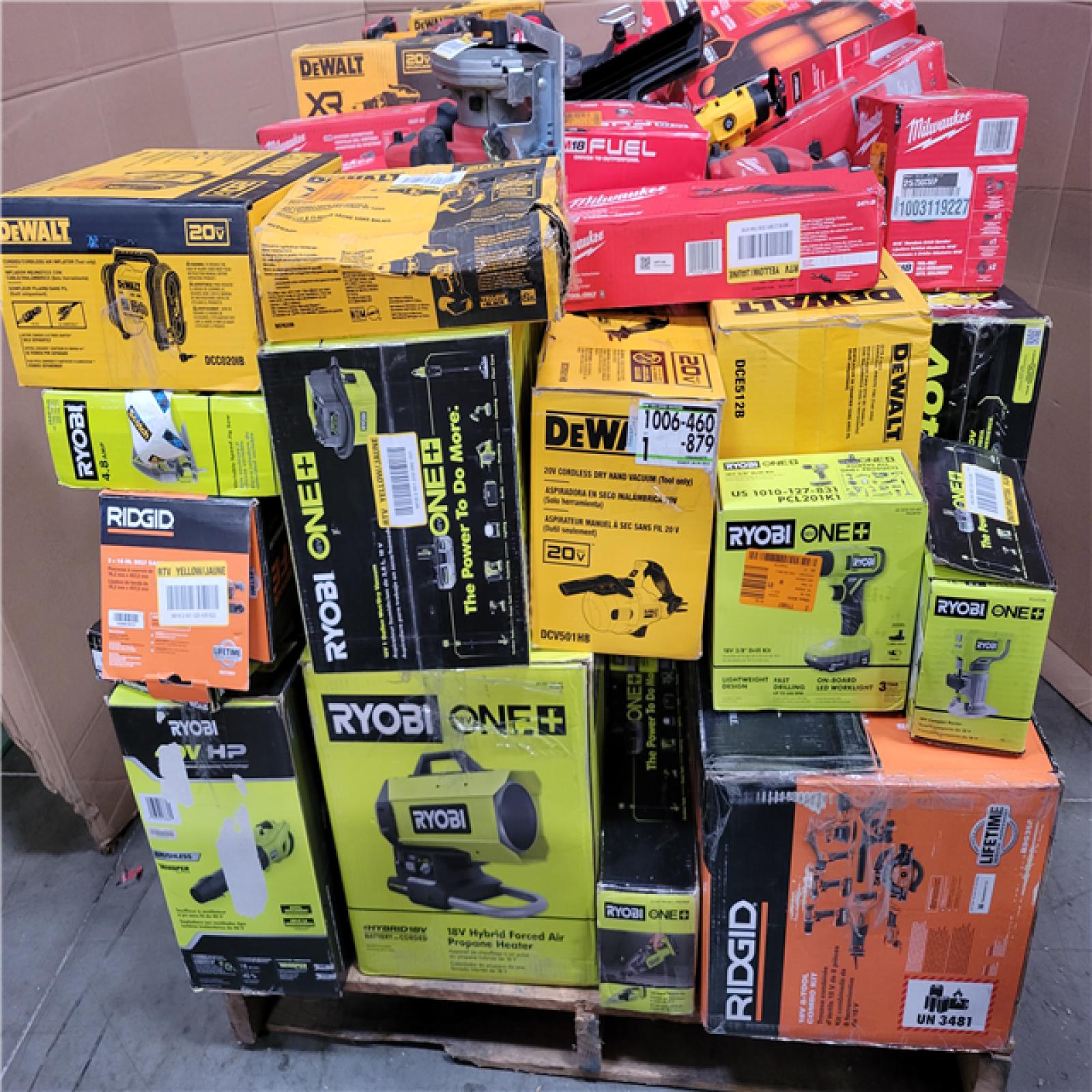 CALIFORNIA AS-IS TOOL PALLET