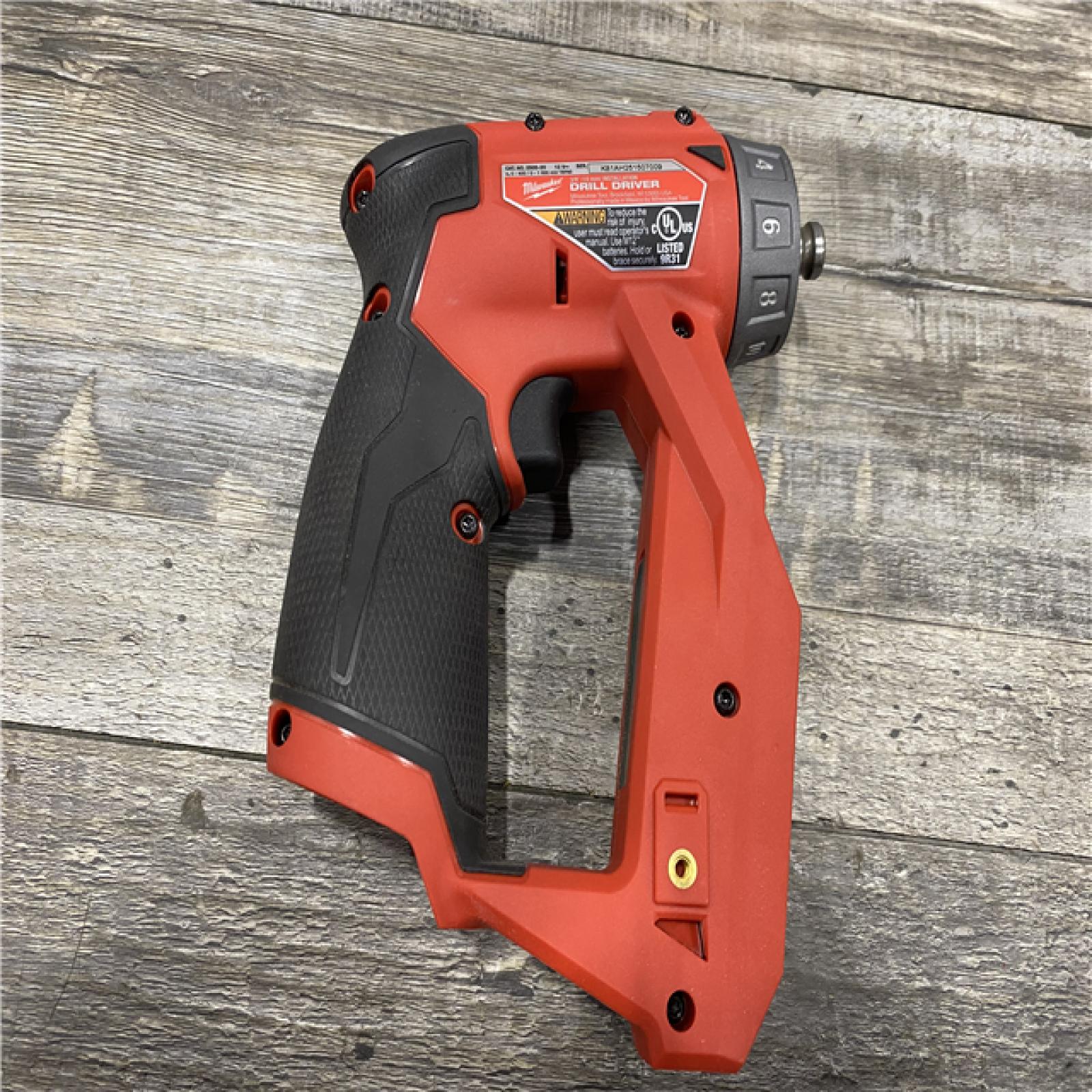 AS-IS Milwaukee FUEL 12V Lithium-Ion Brushless Cordless 4-in-1 Installation 3/8 in. Drill Driver Kit